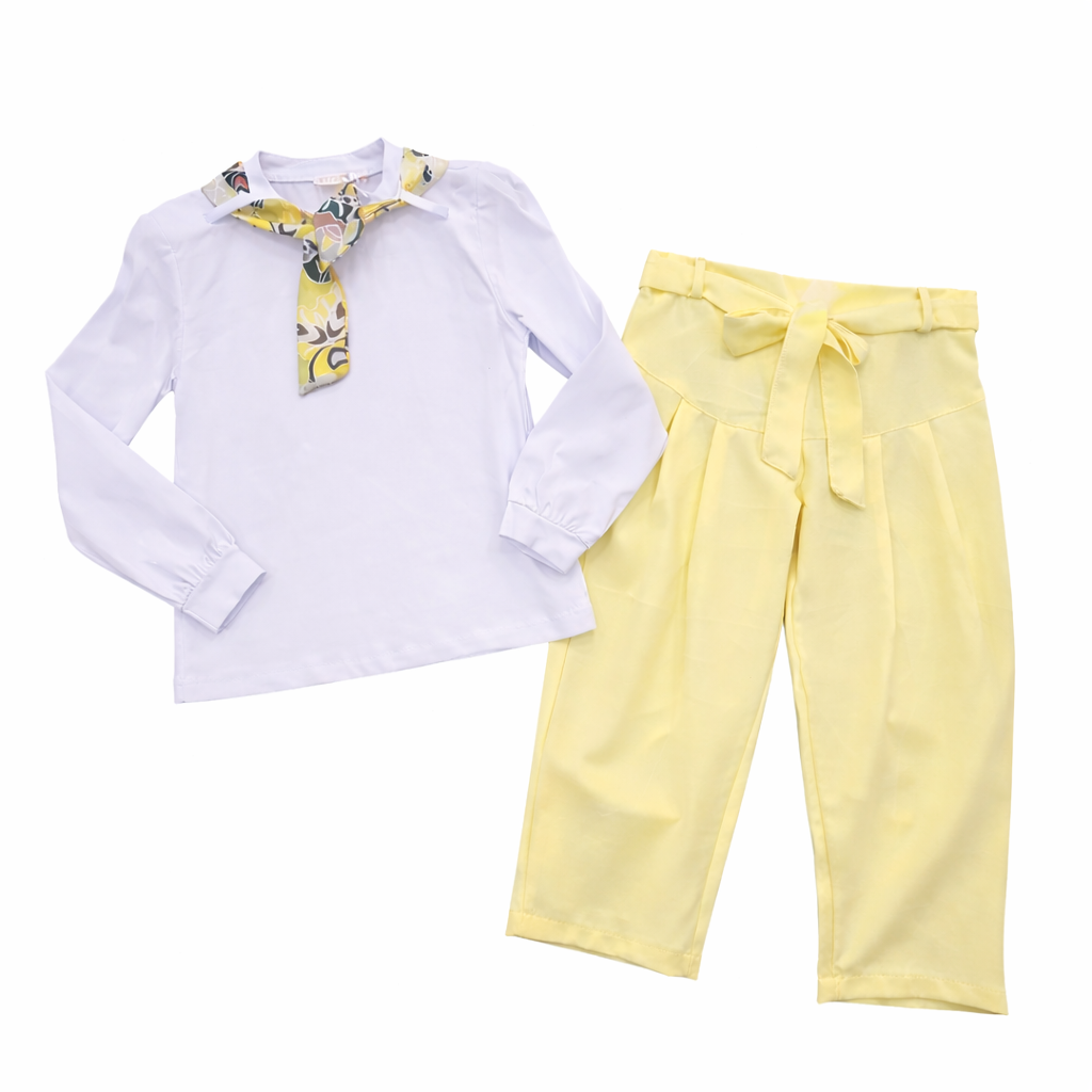 Completo ragazza Elegante Giallo