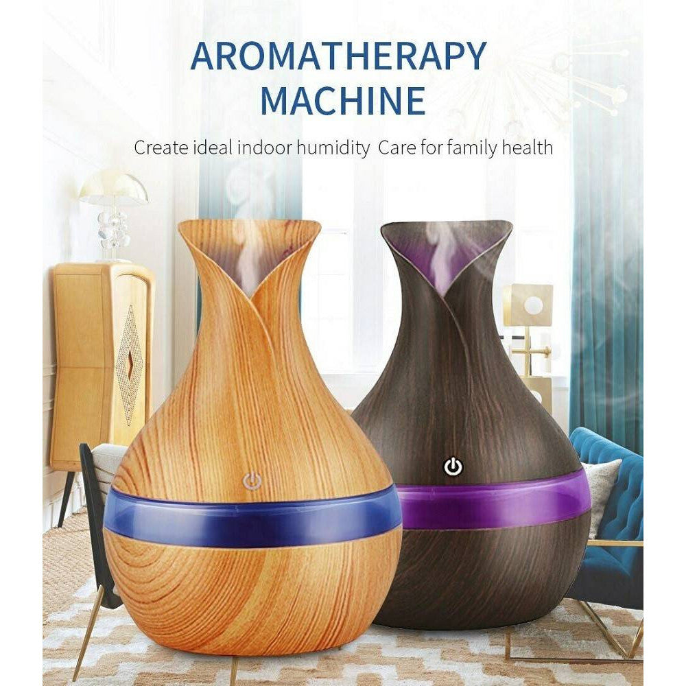 DIFFUSORE PROFUMATORE AROMI OLI ESSENZIALI UMIDIFICATORE A ULTRASUONI DEPURATORE