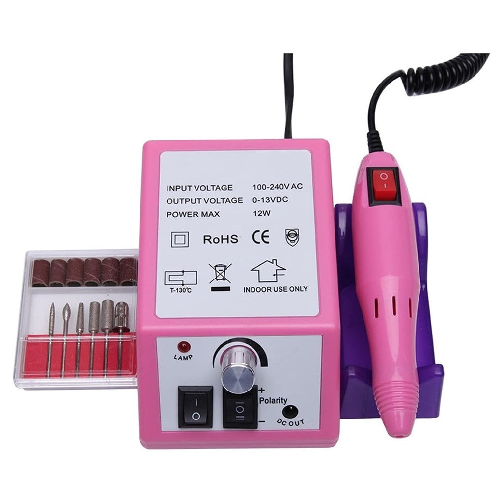 FRESA PER MANICURE 20000 GIRI/MIN ELETTRICO GEL LUCIDATORE PEDICURE SET LIME PER UNGHIE