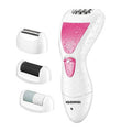 KIT DEPILATORE 4 IN 1 IMPERMEABILE EPILATORE RICARICABILE CORPO BIKINI GM-7006