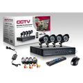 KIT VIDEOSORVEGLIANZA CCD DVR 4 CANALI TELECAMERA INFRAROSSI IR 24 LED LAN 3G