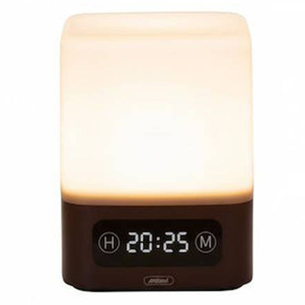 LAMPADA DA TAVOLO A LED CON LUCE NOTTURNA DISPLAY DESIGN ELEGANTE MODERNO Q-LED314