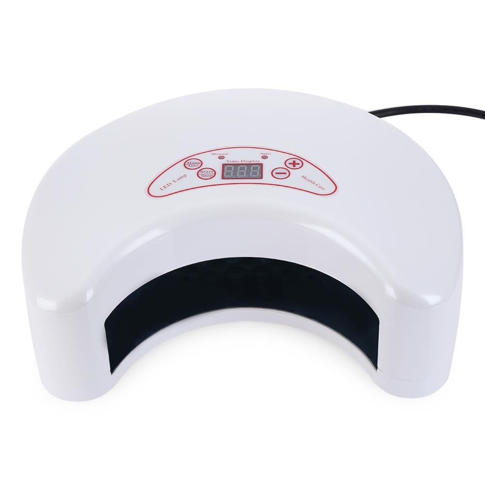 LAMPADA FORNETTO LED 108 LED NAIL ART 12W MEZZA LUNA RICOSTRUZIONE UNGHIE