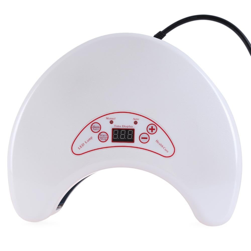 LAMPADA FORNETTO LED 108 LED NAIL ART 12W MEZZA LUNA RICOSTRUZIONE UNGHIE