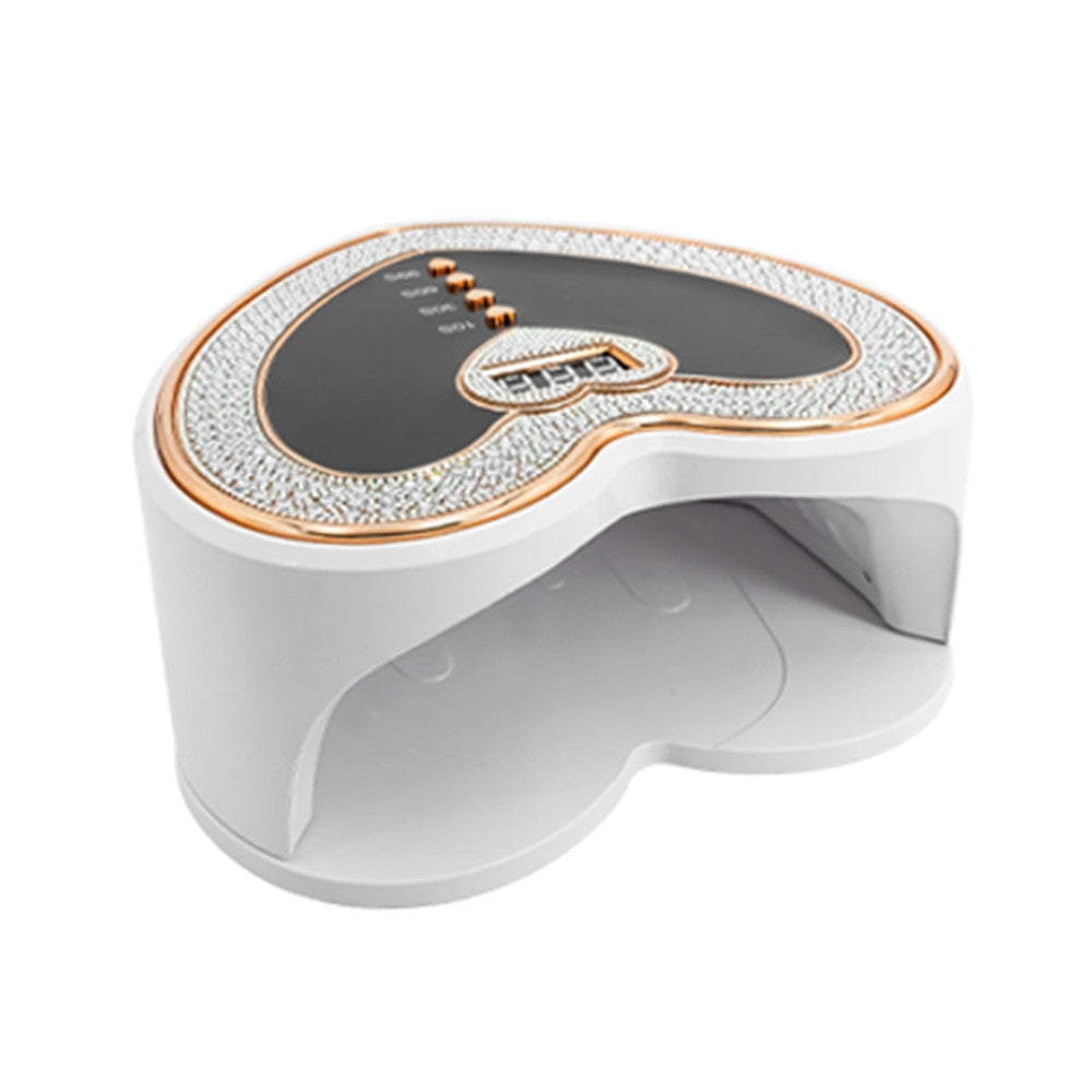 LAMPADA FORNETTO PER UNGHIE SUN D19 UV LED 288W FORMA A CUORE DECORATA DISPLAY DIGITALE