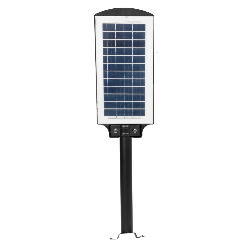 LAMPIONE STRADALE FARETTO PANNELLO SOLARE LED 200 WATT 1800 LM CON TELECOMANDO SUPPORTO