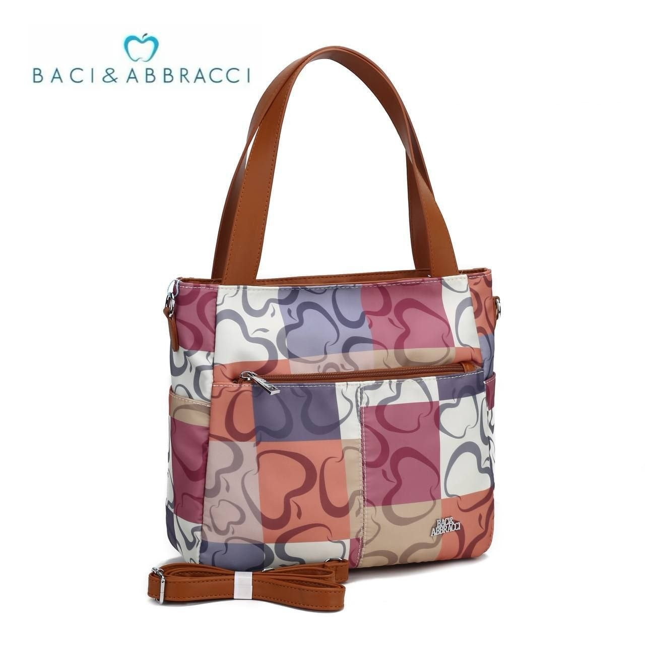 Borsa Donna Baci & Abbracci Fantasia Multicolor con Tracolla