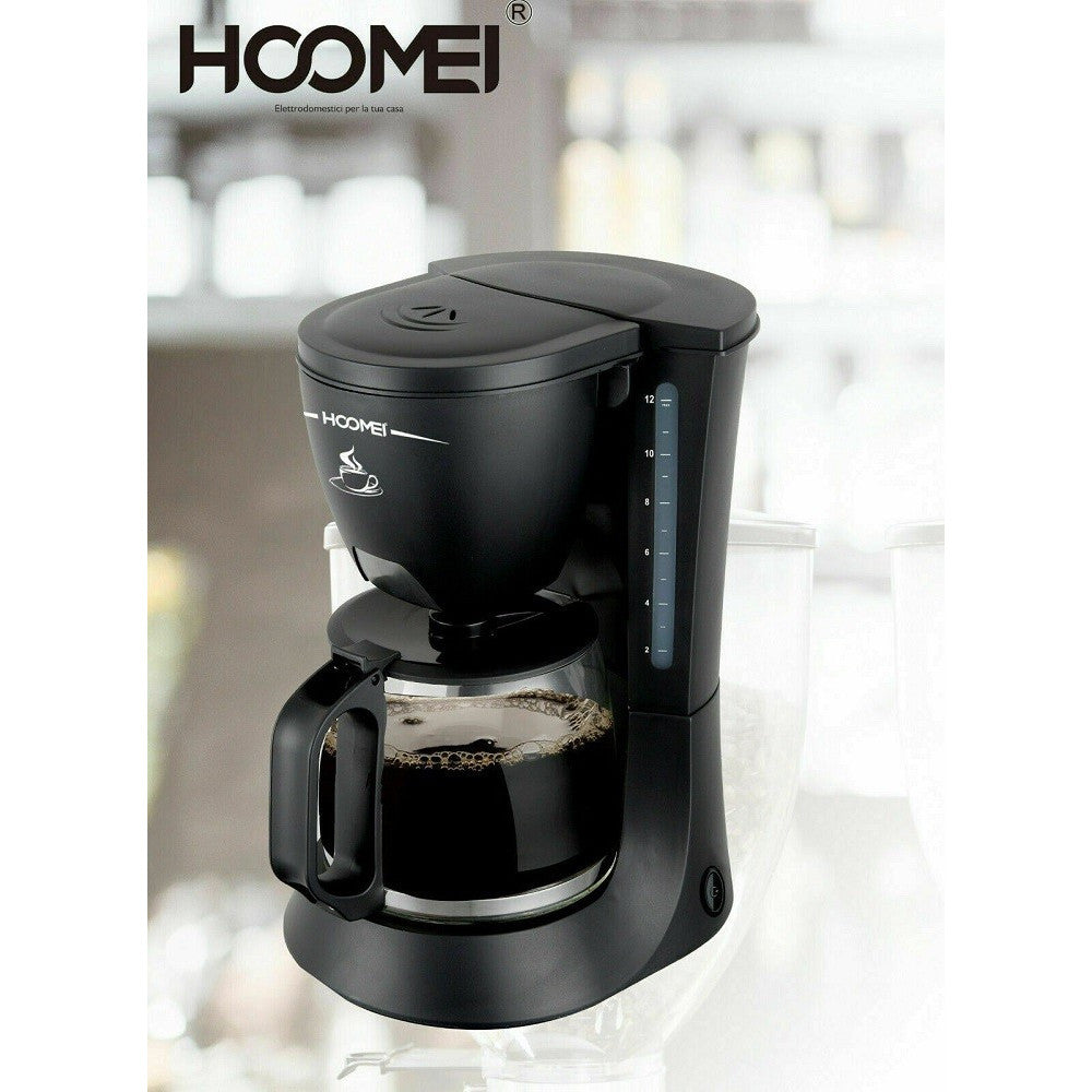 MACCHINA PER CAFFE' 10 TAZZE 680 WATT 1.2 LT AMERICANO OTTIMA QUALITA' HOOMEI