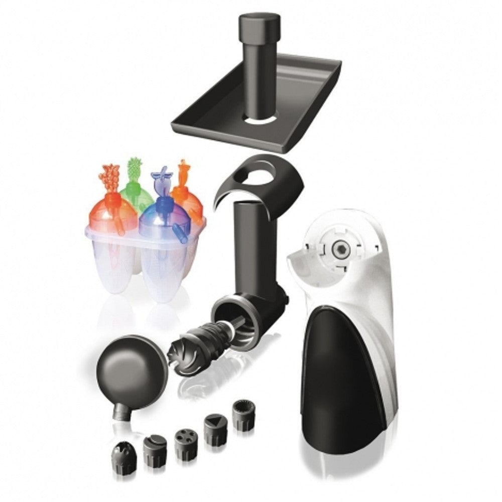 MACCHINA TUTTY PER GELATO YOGURT 200W YOGURTIERA CON FRUTTA NATURALE GHIACCIO