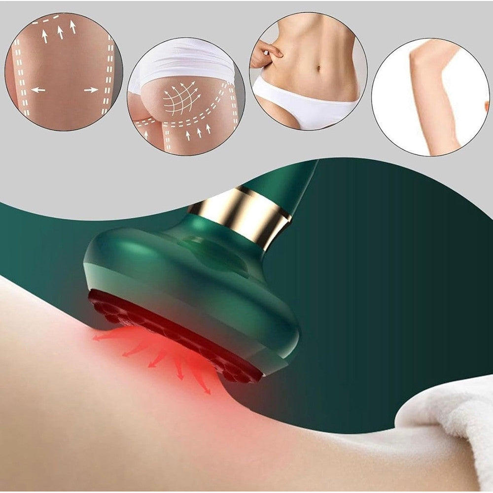 MASSAGGIATORE ANTI CELLULITE CORPO GAMBE GLUTEI ASPIRAZIONE REGOLABILE PRESSIONE CALORE