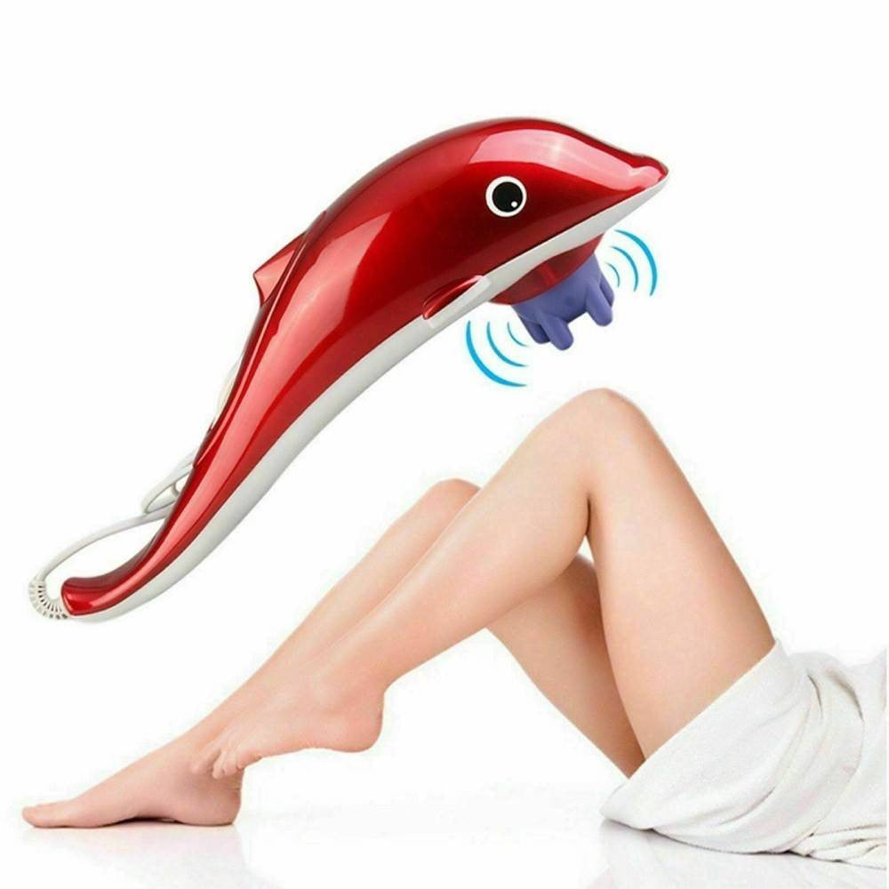 MASSAGGIATORE VIBRANTE DELFINO RILASSANTE CURATIVO SCHIENA GAMBE CERVICALE
