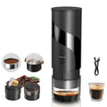 MINI MACCHINA PER CAFFÈ ESPRESSO PORTATILE RICARICABILE 20 BAR 2IN1 PER CAPSULE MACINATO