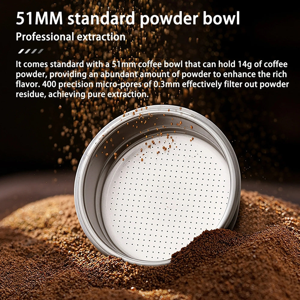 MINI MACCHINA PER CAFFÈ ESPRESSO PORTATILE RICARICABILE 20 BAR 2IN1 PER CAPSULE MACINATO