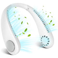 MINI VENTILATORE COLLO PORTATILE RICARICABILE USB SENZA PALE 2600MAH 3 VELOCITÀ SILENZIOSO