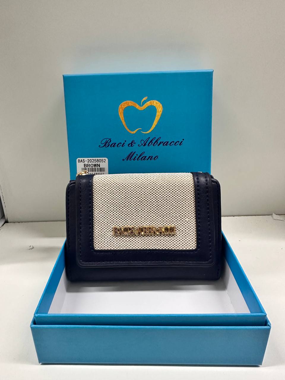 Portafoglio compatto da donna Baci & Abbracci