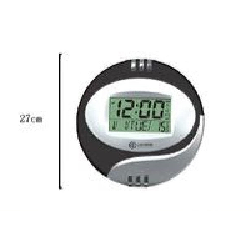 OROLOGIO DA PARETE TAVOLO DIGITALE DISPLAY LCD SVEGLIA MISURA TEMPERATURA TX-8416