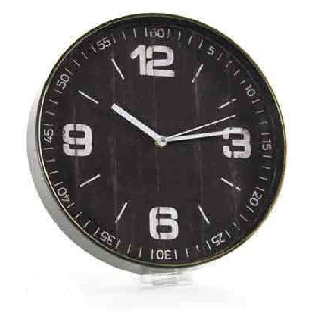 OROLOGIO DA PARETE TONDO MOVIMENTO SILENZIOSO 30X4CM PLASTICA VARI COLORI 738869