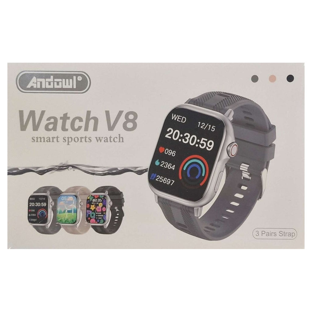 OROLOGIO SPORTIVO INTELLIGENTE DIGITALE CON FUNZIONI FITNESS SPORTIVE BLUETOOTH WATCH V8
