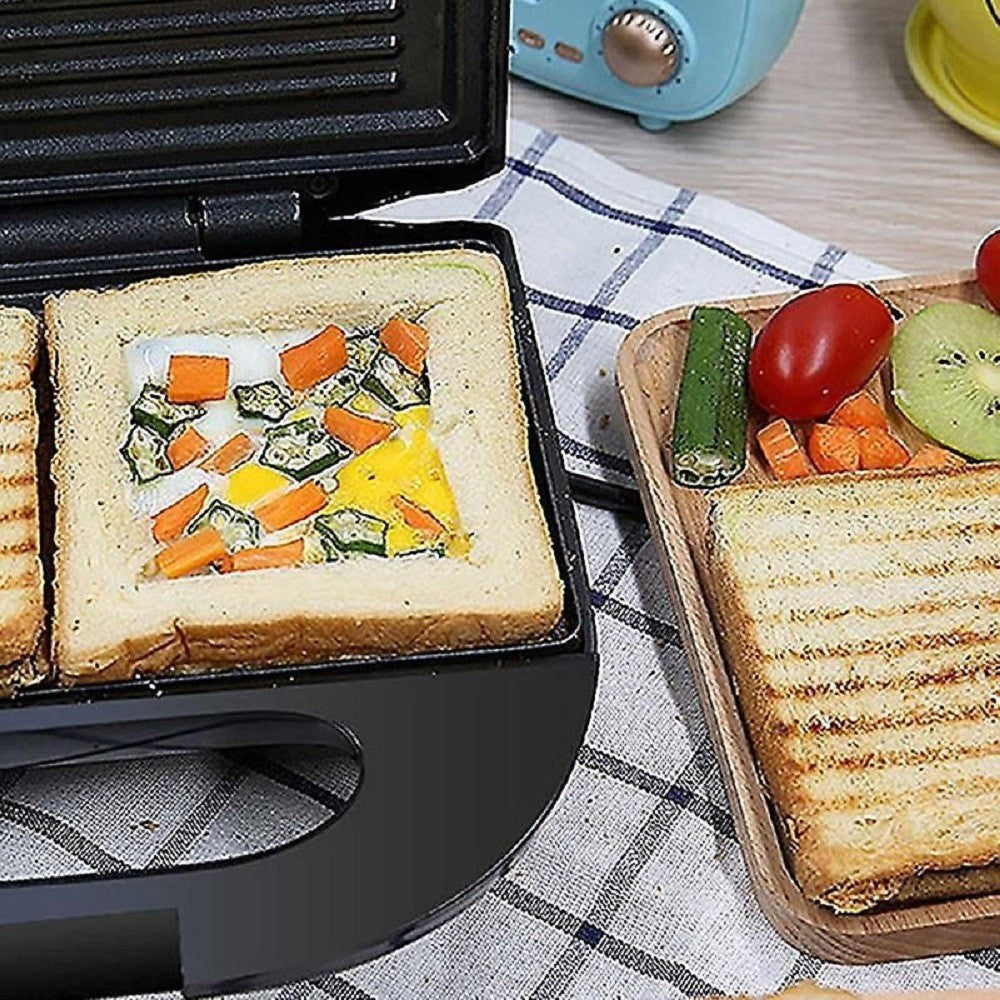 PIASTRA PANINI TOAST BISTECCHIERA TOSTAPANE GRIGLIA GRILL SANDWICH 750W Q-HB001