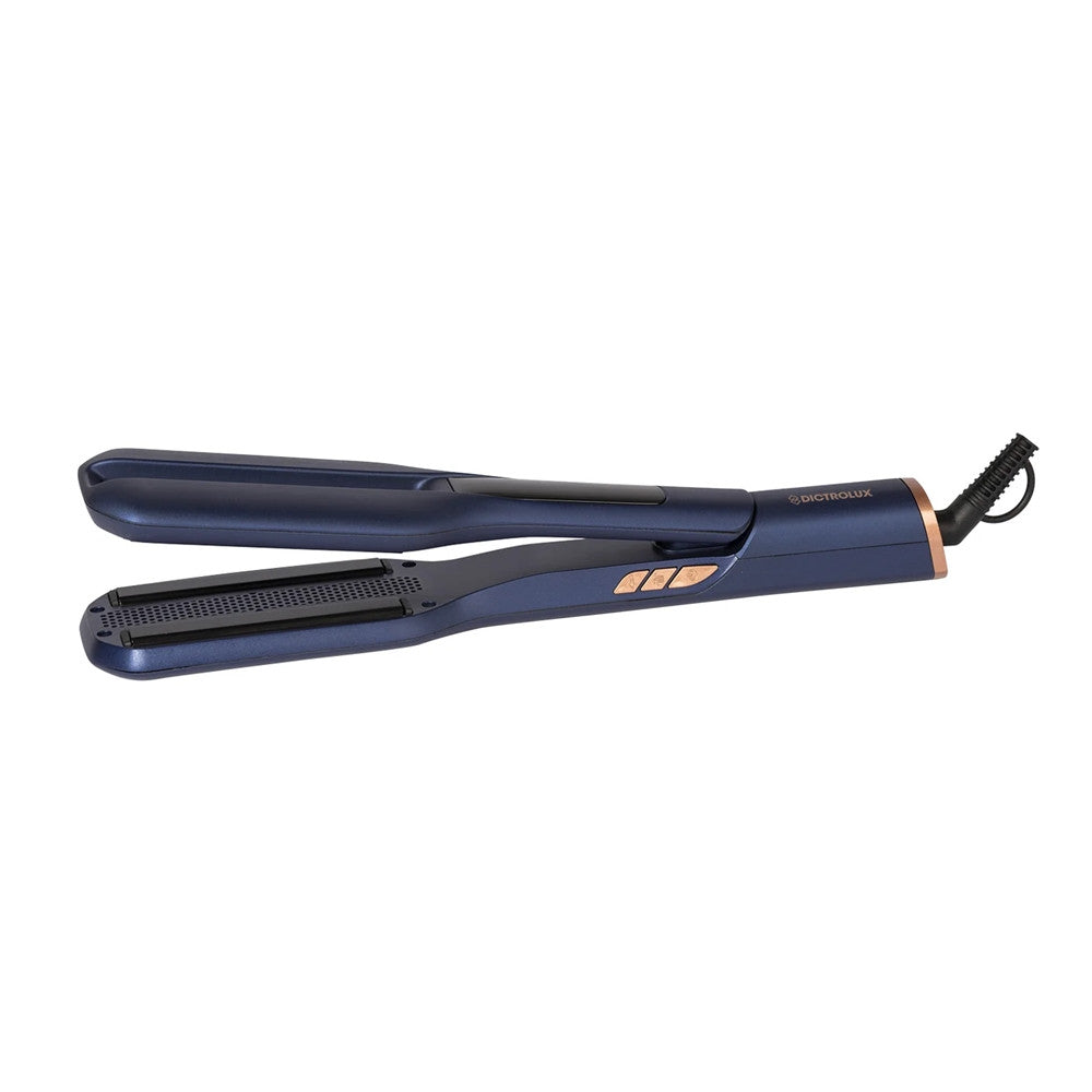 PIASTRA PER CAPELLI IN CERAMICA 72W DISPLAY DIGITALE TECNOLOGIA IONICA FUNZIONE "AIR COOL"