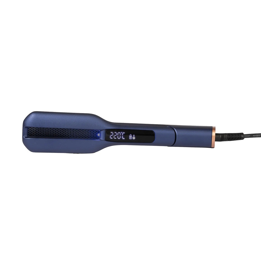 PIASTRA PER CAPELLI IN CERAMICA 72W DISPLAY DIGITALE TECNOLOGIA IONICA FUNZIONE "AIR COOL"