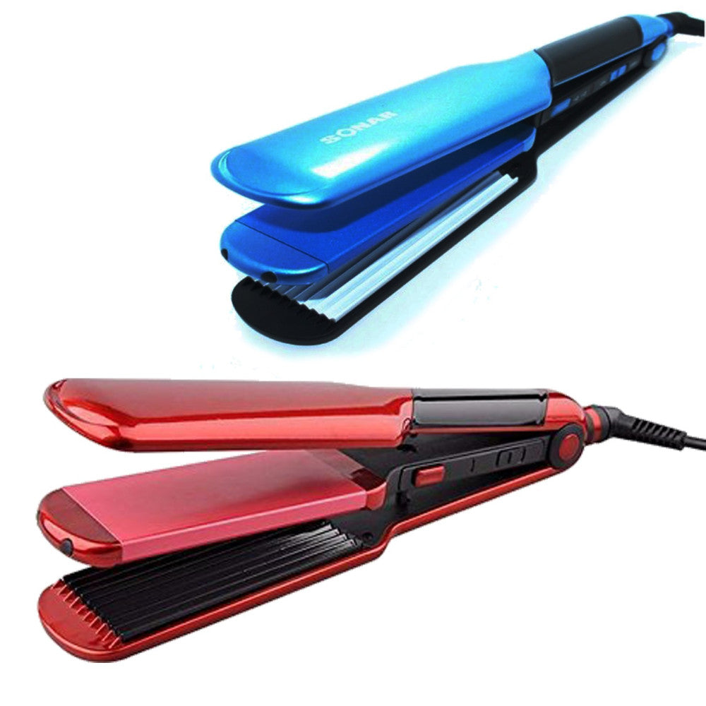 PIASTRA PROFESSIONALE 60W ACCONCIATURE CAPELLI 2 IN 1 LISCIO FRISE' SN-1033
