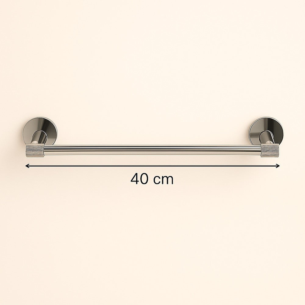 PORTA ASCIUGAMANI LUNGO DA 40 CM IN ACCIAIO CROMATO ACCESSORIO PER ARREDO DA BAGNO 87922