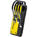 POWER BANK PORTATILE Q-DC98 12000MAH 10,5W 5V/2.1A CON CAVI INTEGRATI INDICATORI LED