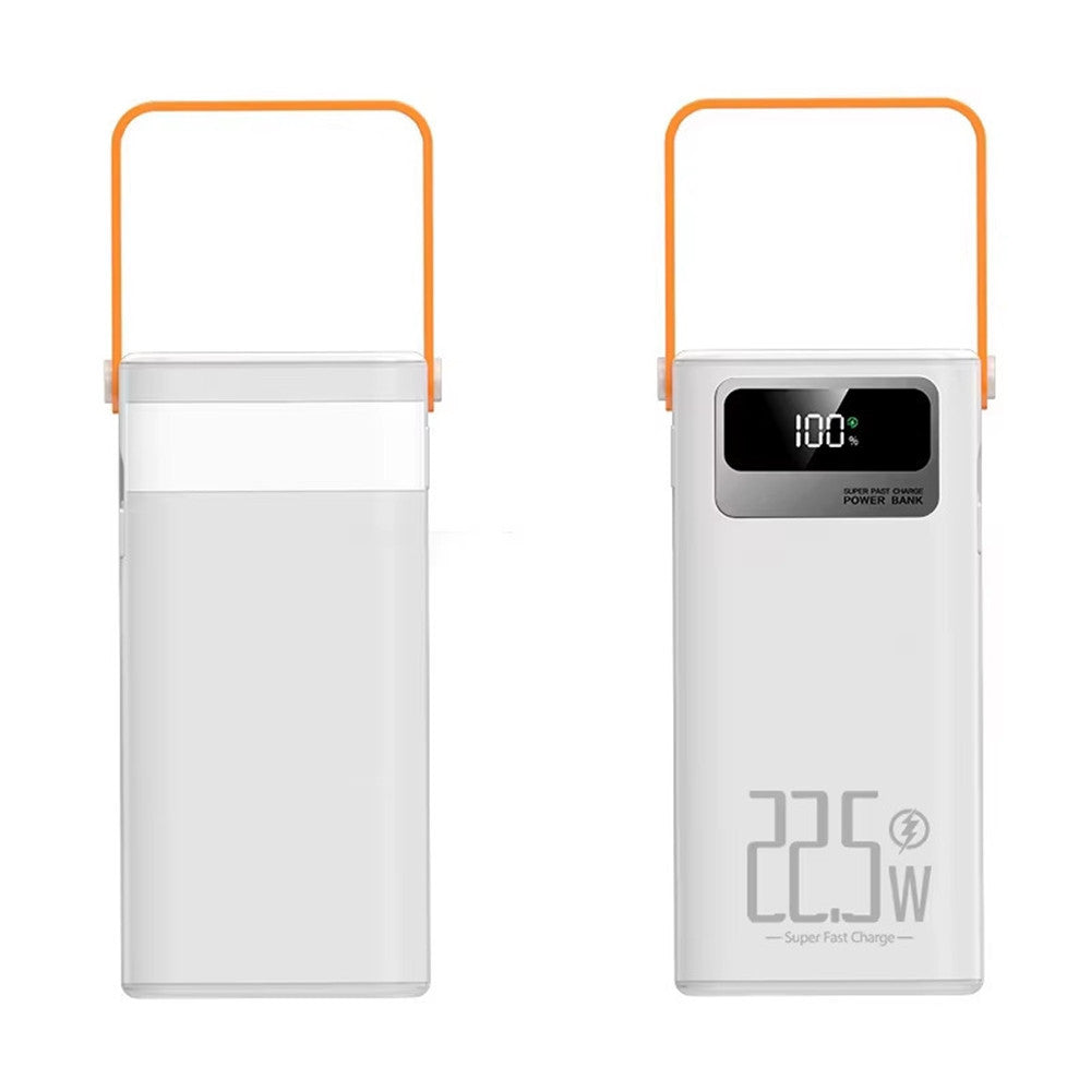 POWER BANK RICARICA RAPIDA 22,5W 26000MAH 4 PORTE USB + 3 TYPE-C MANIGLIA TRASPORTO Q-XD7