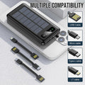 POWER BANK SOLARE 68000 MAH BATTERIA ESTERNA PORTATILE 3.0A CON RICARICA RAPIDA