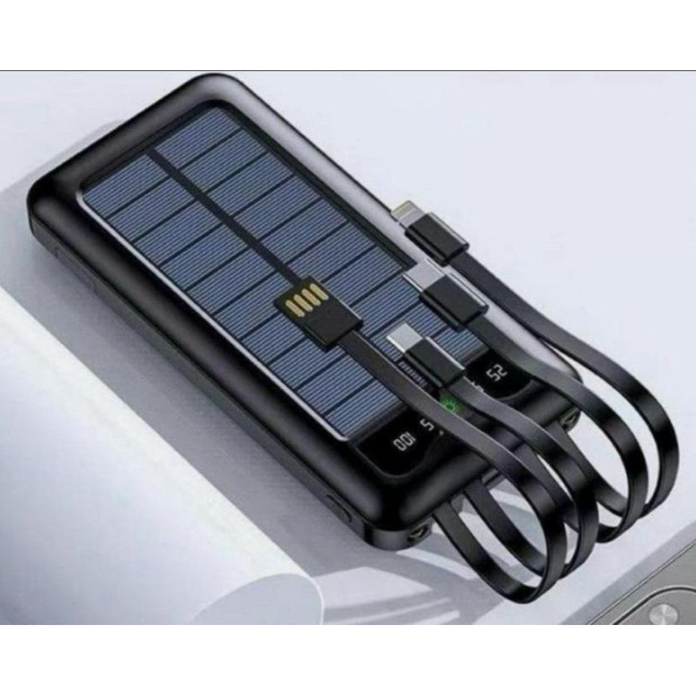 POWER BANK SOLARE 68000 MAH BATTERIA ESTERNA PORTATILE 3.0A CON RICARICA RAPIDA