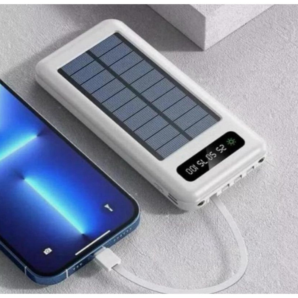 POWER BANK SOLARE 68000 MAH BATTERIA ESTERNA PORTATILE 3.0A CON RICARICA RAPIDA