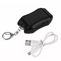 POWER BANK SOLARE PORTABILE A PORTACHIAVI CARICATORE ESTERNO EMERGENZA CON LUCI LED USB