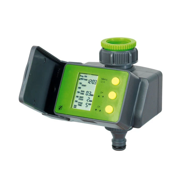 Programmatore irrigazione giardino automatico digitale con presa rubinetto 20/27