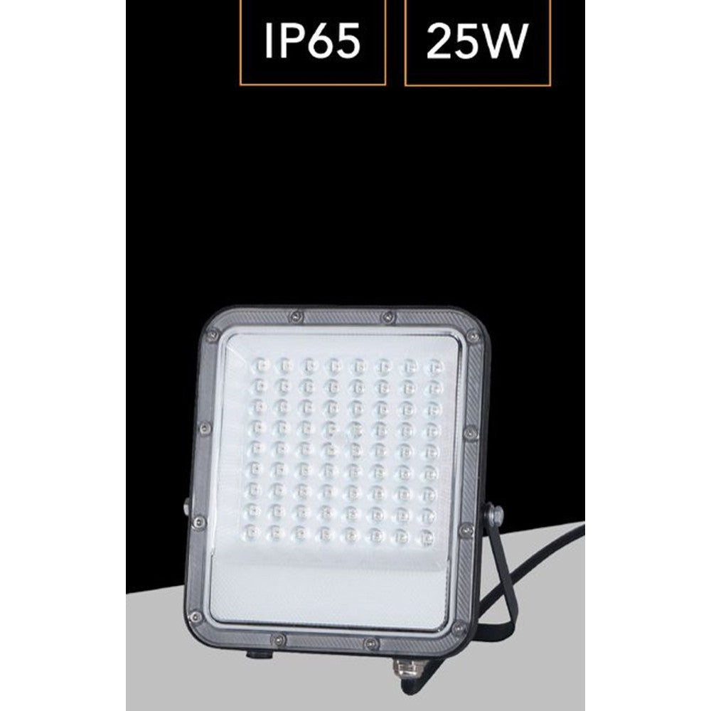 PROIETTORE FARO LED SMD MULTICOLORE RGB + BIANCO FREDDO 25W ESTERNO TELECOMANDO IK02-25W