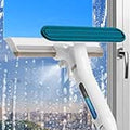 PULITORE VETRI SPRUZZA LAVA RASCHIA RACCOGLIE ACQUA 3IN1 CON SPRAY CONTENITORE INTEGRATO