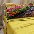 Completo Letto Matrimoniale in Cotone Tinta Unita con 4 Federe – Diodor
