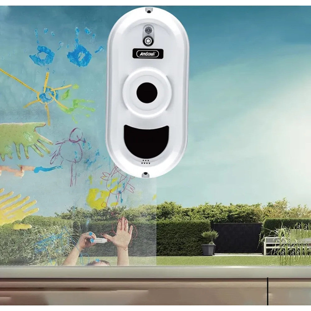 ROBOT LAVAVETRI AUTOMATICO INTELLIGENTE PER PULIZIA FINESTRE CASA UFFICIO Q-CC010