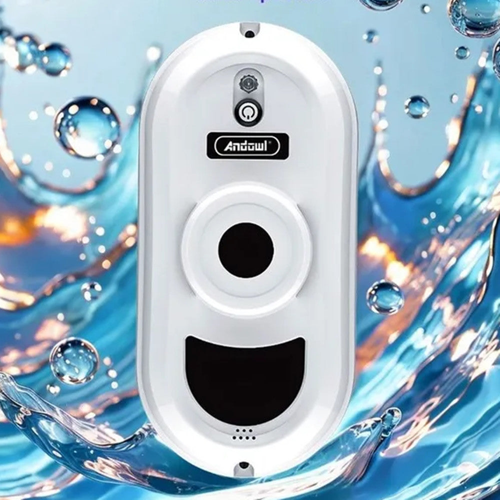 ROBOT LAVAVETRI AUTOMATICO INTELLIGENTE PER PULIZIA FINESTRE CASA UFFICIO Q-CC010