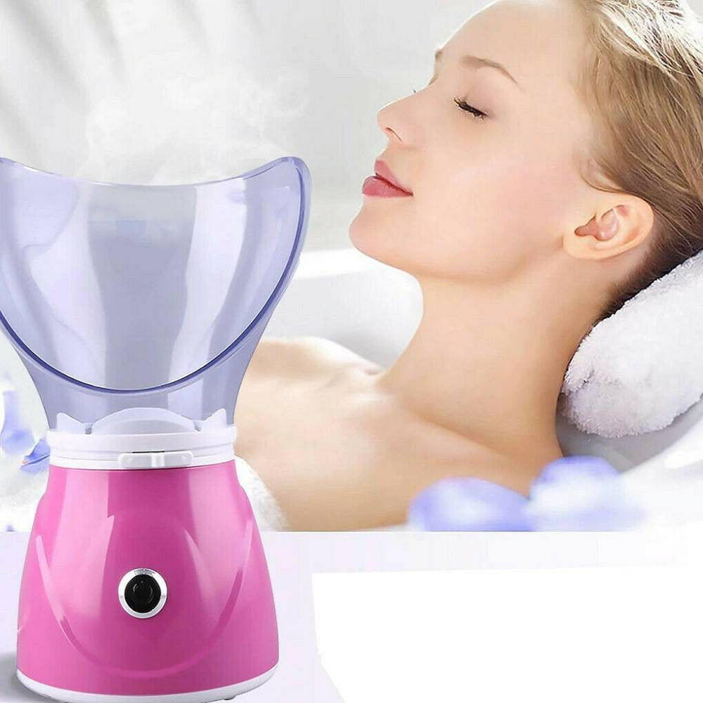 SAUNA VAPORIZZATORE FACCIALE PULIZIA DEL VISO PUNTI NERI IMPURITÀ PELLE 130 WATT