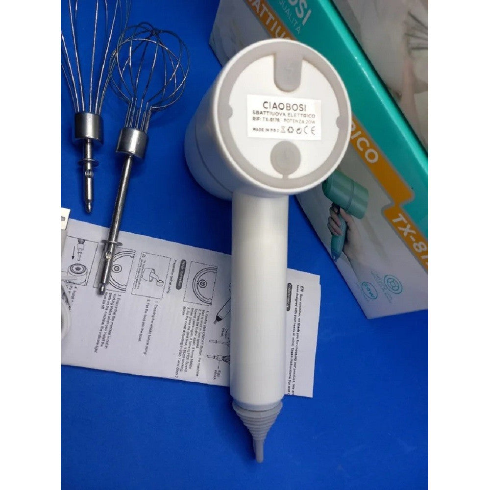 SBATTIUOVO PANNA ELETTRICO 20W RICARICABILE USB TX-8176