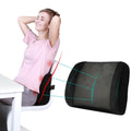 SCHIENALE CON MASSAGGIO ERGONOMICO SCHIENA SUPPORTO LOMBARE AUTO CAMPER UFFICIO