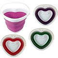 SECCHIO PIEGHEVOLE SILICONE SALVASPAZIO 10LT PAVIMENTI DIFFERENZIATA PATTUMIERA