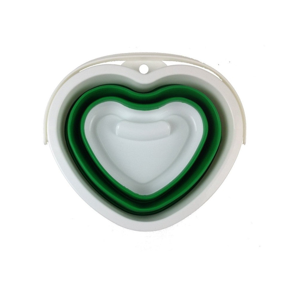 SECCHIO PIEGHEVOLE SILICONE SALVASPAZIO 10LT PAVIMENTI DIFFERENZIATA PATTUMIERA