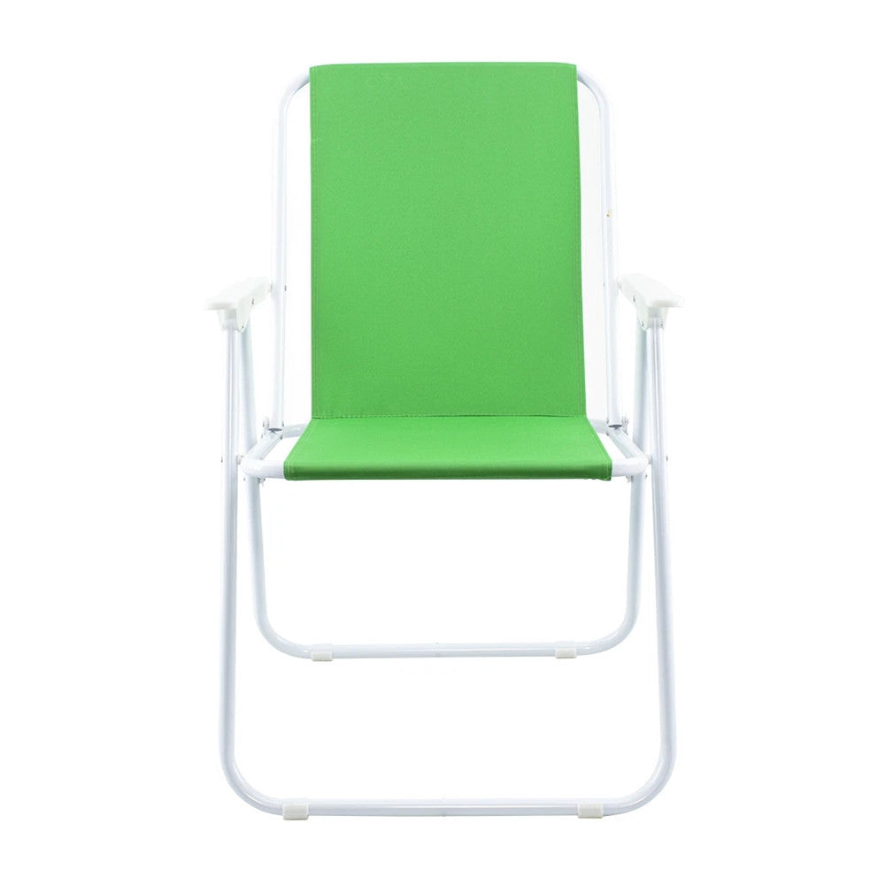 SEDIA RELAX SPIAGGINA MARE GIARDINO IN ACCIAIO PIEGHEVOLE CAMPEGGIO TINTA UNITA 285004