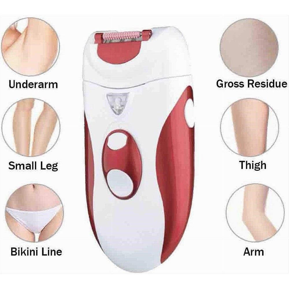 SET EPILATORE RASOIO RICARICABILE DONNA 2IN1 DISPOSITIVO ELETTRICO CORPO GM-2118