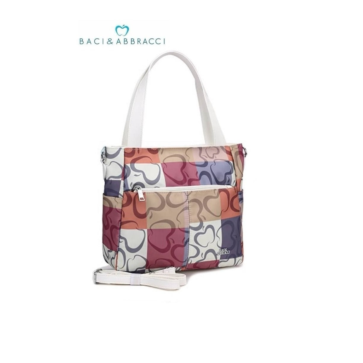 Borsa Donna Baci & Abbracci Fantasia Multicolor con Tracolla
