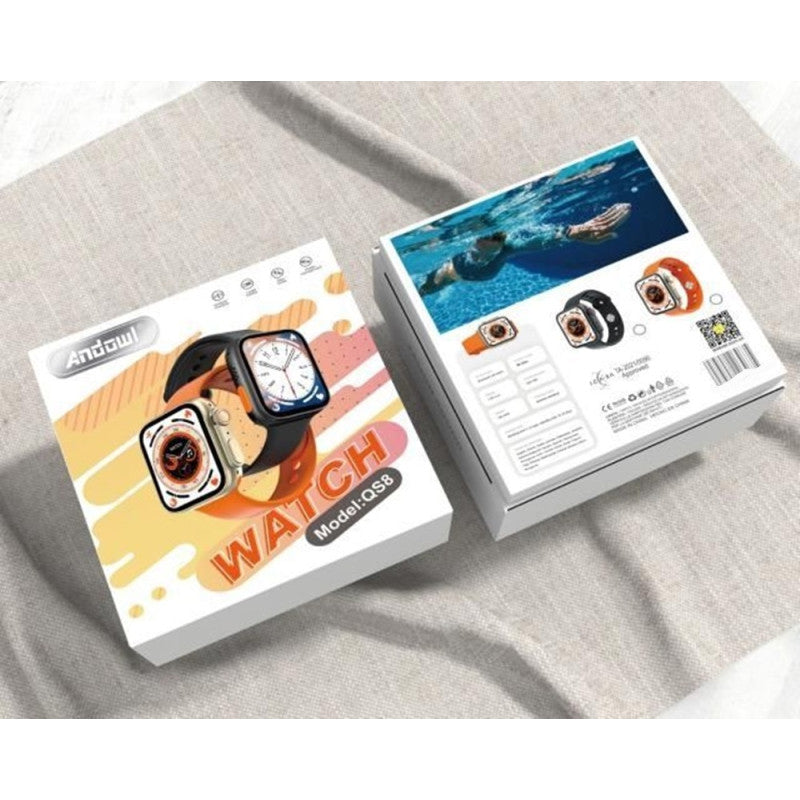SMARTWATCH OROLOGIO DA POLSO MONITORAGGIO FITNESS SALUTE ATTIVITÀ SPORTIVE QS8