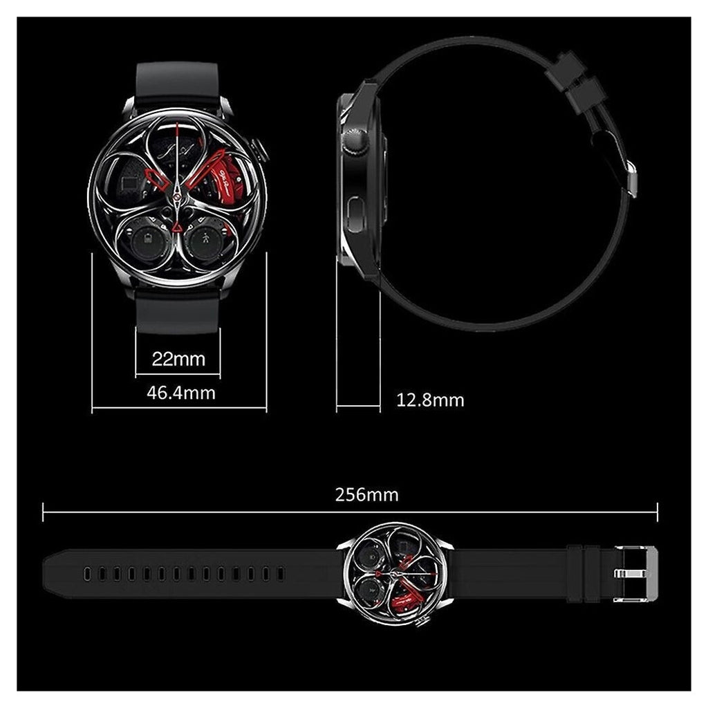 SMARTWATCH OROLOGIO INTELLIGENTE GT5 CHIAMATE SMS BLUETOOTH 5.0 SPORT SOCIAL CHAT
