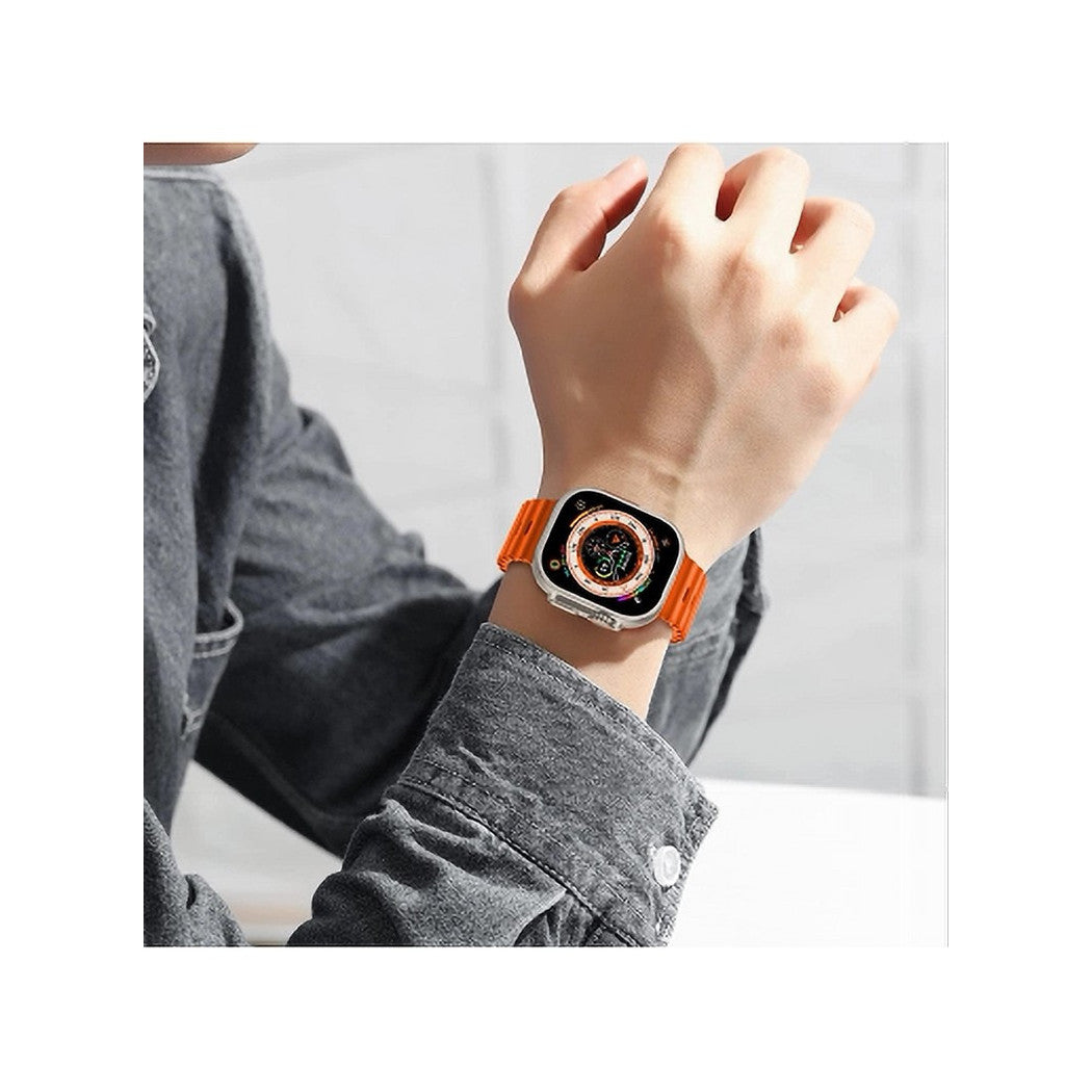 SMARTWATCH S9 ULTRA 49 MM CINTURINO IN SILICONE OROLOGIO DIGITALE CONTAPASSI